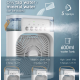 UB Ventilator portabil cu umidificator incorporat conectare USB cu lumina de noapte