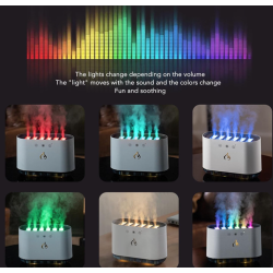 Umidificator cu 6 duze de atomizare Silentios 7 efecte de lumina