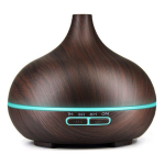 Umidificator de Aer 300ml LED DARK WOOD Difuzor 