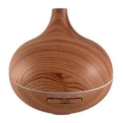 Umidificator de Aer 300ml LED model NATURAL WOOD Difuzor 