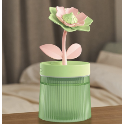 Umidificator de aer LED RD E385 model floarea soarelui 260ml