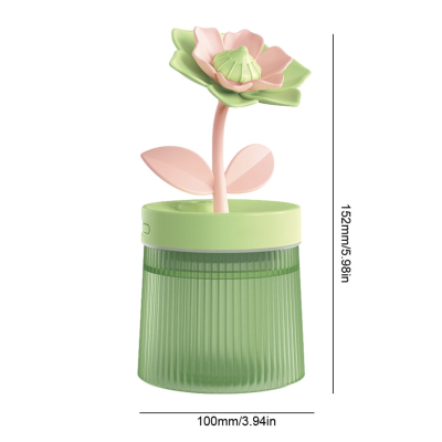 Umidificator de aer LED RD E385 model floarea soarelui 260ml