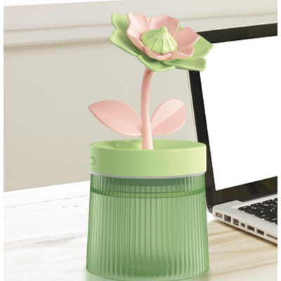 Umidificator de aer LED RD E385 model floarea soarelui 260ml