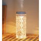 Umidificator de aer tip lampa decorativa cu lumini LED crystal