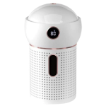 Umidificator incarcare USB 3 in 1 cu proiector cer instelat pulverizare silentioasa 650ml Alb