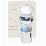 Umidificator incarcare USB 3 in 1 cu proiector cer instelat pulverizare silentioasa 650ml Alb