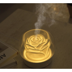 Umidificator pentru camera in forma de trandafir 400ml