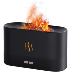 Umidificator Ultrasonic Cu Efect Flacara Silentios Negru