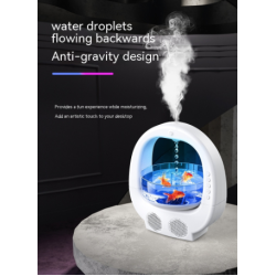 Umidificator Y11 cu antigravitatie 3 in 1 pentru birou cu difuzor Bluetooth