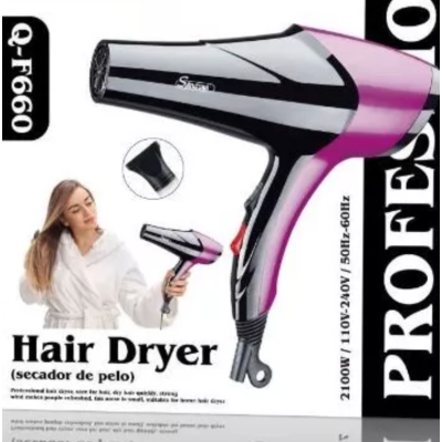 Uscator de par portabil Q F660 Culoare negru/mov