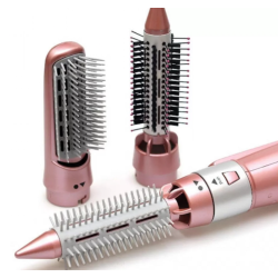 Uscator de par profesional Gemei GM4831 model 7 in 1 putere 2200W roz