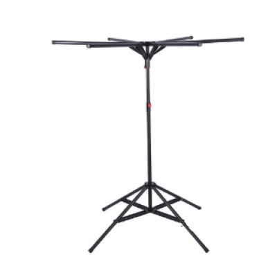 Uscator de rufe cu trepied pliabil brate rotative