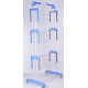 Uscator pentru rufe cu 3 nivele si suport pentru umerase  dimensiuni 75x64x170cm
