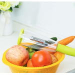 Ustensila pentru curatatul legumelor cu recipient pentru resturi