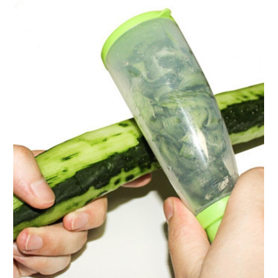 Ustensila pentru curatatul legumelor cu recipient pentru resturi