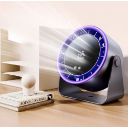 Ventilator 100 de viteze reglabile anulare zgomot incarcare tip C control tactil ecran digital inteligent