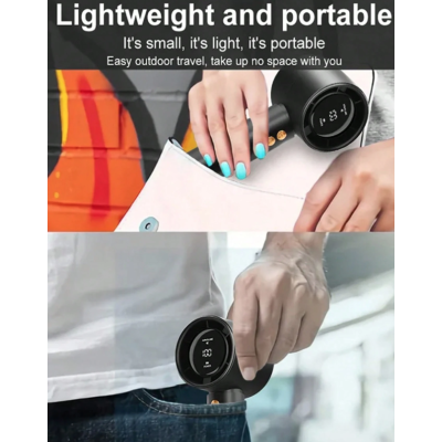 Ventilator de mana portabil cu display de mare viteza incarcare USB