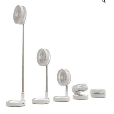 Ventilator de masa fara fir pliabil foarte silentios