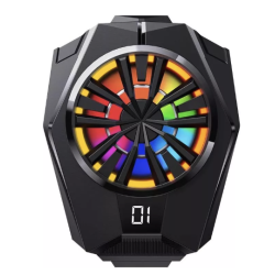 Ventilator de racire pentru telefon cu afisaj digital USB C Andowl Q CL8 Ventilator de racire pentru telefon cu afisaj digital USB C Andowl Q CL8