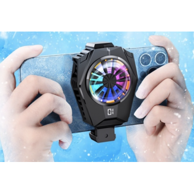 Ventilator de racire pentru telefon cu afisaj digital USB C Andowl Q CL8