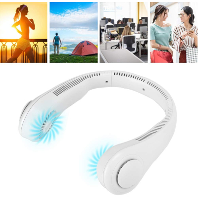 Ventilator pentru gat cu 3 trepte de viteza reincarcabil 