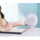 Ventilator portabil 6 inci Cu functie de clip Pliabil USB 2400MAH 4 trepte viteza