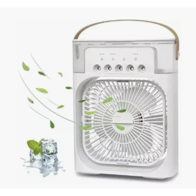Ventilator portabil cu umidificator incorporat conectare USB cu lumina de noapte