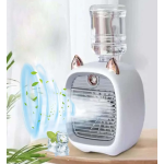 Ventilator portabil reincarcabil cu pulverizator de apa Andowl Q HF2 Ventilator portabil reincarcabil cu pulverizator de apa Andowl Q HF2