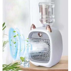 Ventilator portabil reincarcabil cu pulverizator de apa Andowl Q HF2