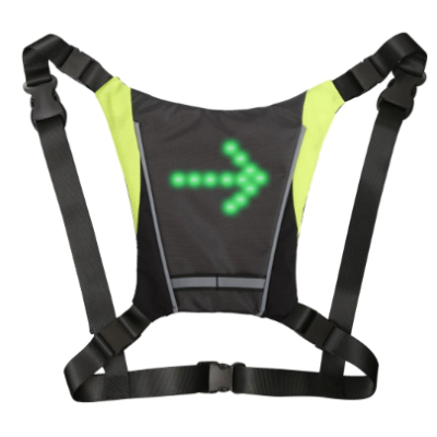 Vesta reflectorizanta, semnalizare LED, telecomanda