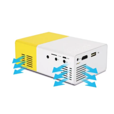 Videoproiector LED mini portabil YG300 de 400 / 600 LM 1080P Full Hd