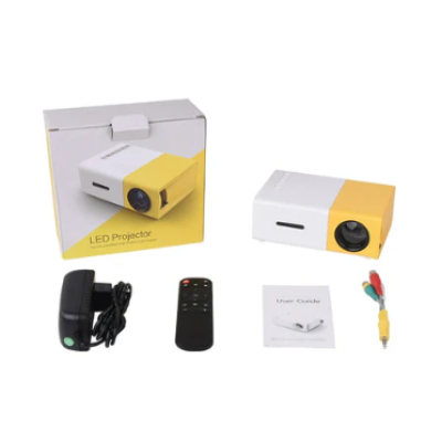 Videoproiector LED mini portabil YG300 de 400 / 600 LM 1080P Full Hd