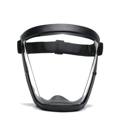 Viziera transparenta anti aburire Policarbonat Negru