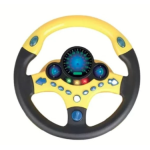 Volan interactiv cu lumini si sunete Learning Simulate Driver galben