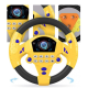 Volan interactiv cu lumini si sunete Learning Simulate Driver galben Volan interactiv cu lumini si sunete Learning Simulate Driver galben
