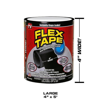 2 x Banda Flex Tape Adeziva 4 " reparatoara rezistenta 