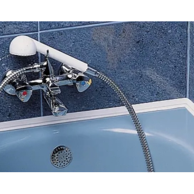 UB 2 x Banda lata 22 mm adeziva etansare pentru baie din plastic Alb 3 M