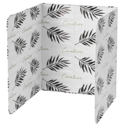 2 x Protectie aragaz pentru gatit antistropire model frunze