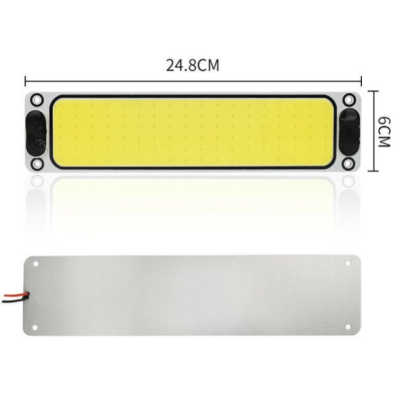 2x Placa COB plafon 16w Lampa auto 108 LED 12/24 v