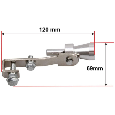 Fluier Toba XL cu Redare TURBO Sound si Blow OFF