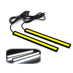 UB Set 2 benzi DRL auto albe LED COB puternic