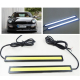 UB Set 2 benzi DRL auto albe LED COB puternic