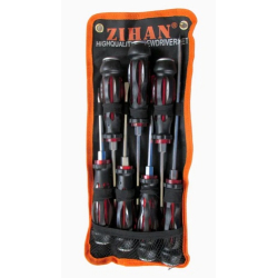 HUSA set 7 surubelnite mecanice cu varf drept si cruce 