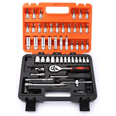 Trusa 53 chei tubulare si biti 1/4"