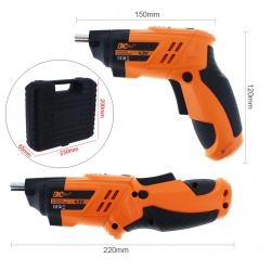 Trusa Surubelnita Electrica cu Acumulator 47 Piese 4.8V 200RPM DCTools