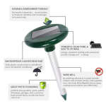 Aparat ROTUND solar cu ultrasunete impotriva cartitelor MJ