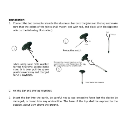 Aparat ROTUND solar cu ultrasunete impotriva cartitelor MJ
