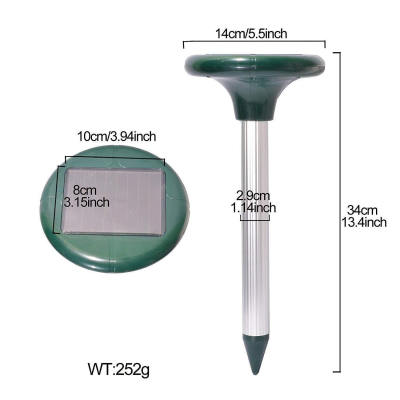 Cutie 2 Aparate ROTUNDE solare cu ultrasunete impotriva cartitelor ZD