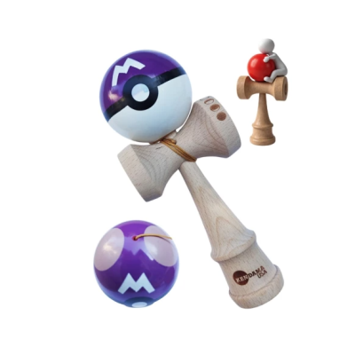UB Jucarie Interactiva Kendama Pokemon  din Lemn 18 cm MOV