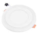 Aplica Bicolora 15W Led MAT  incastrabila in tavan fals rigips